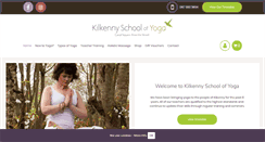 Desktop Screenshot of kilkennyschoolofyoga.com