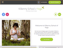 Tablet Screenshot of kilkennyschoolofyoga.com